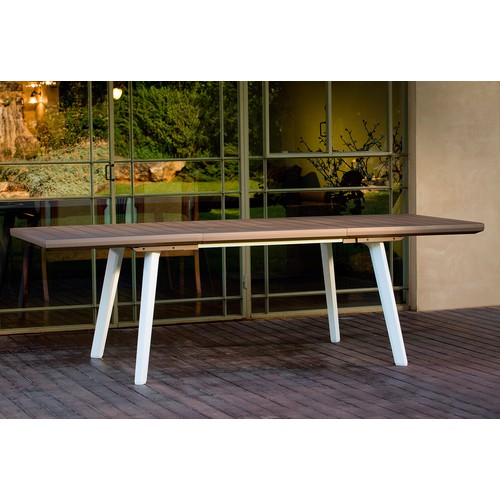 Купить Стол большой раздвижной из полипропилена стилизованный под деревянный стол