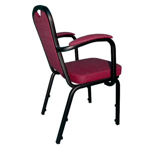 Кресло черное с красным
