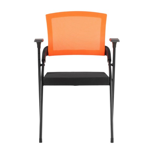 Конференц кресло РM 2001 Оранжевое складное 