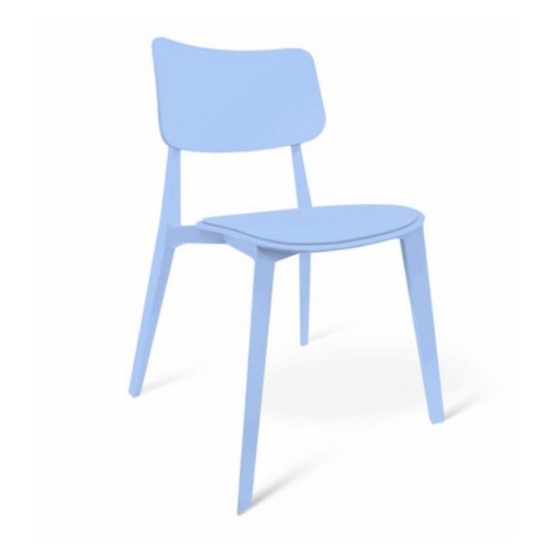 Пластиковый стул Smile PM голубой